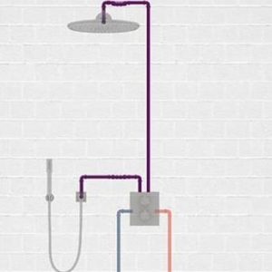 installation colonne de douche Grohe